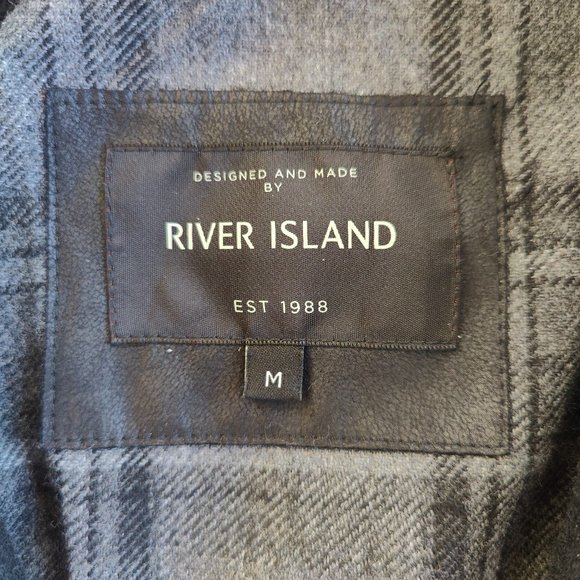 Men's River Island Wool Dress Coat, size M - Picture 4 of 8